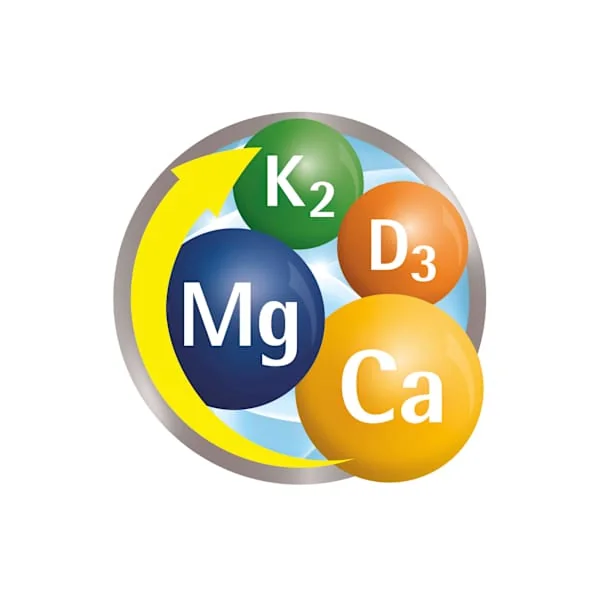Magnesium Calcium Vitamin K + D Tabletten 40 St, 73,2 g