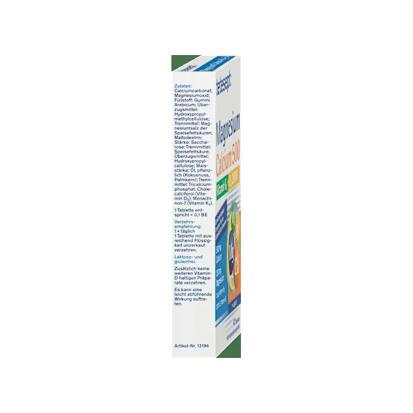 Magnesium Calcium Vitamin K + D Tabletten 40 St, 73,2 g