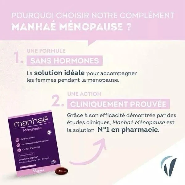 Manhae Ménopause complément alimentaire sans hormone améliore le bien-être