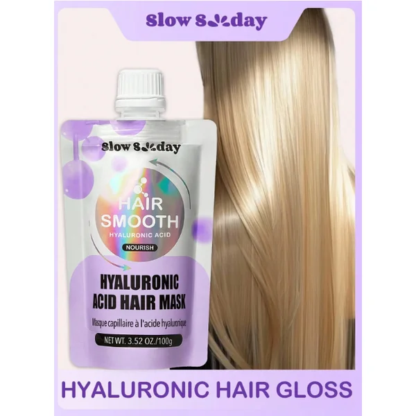 Masque cheveux à l'acide hyaluronique poche 100ml brillance douceur et réparatio
