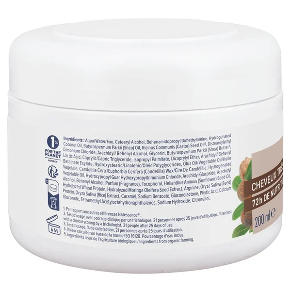 Masque Ultra-Nourrissant Karité Bio er Kératine Végétale - Cheveux Très Secs, 200ml