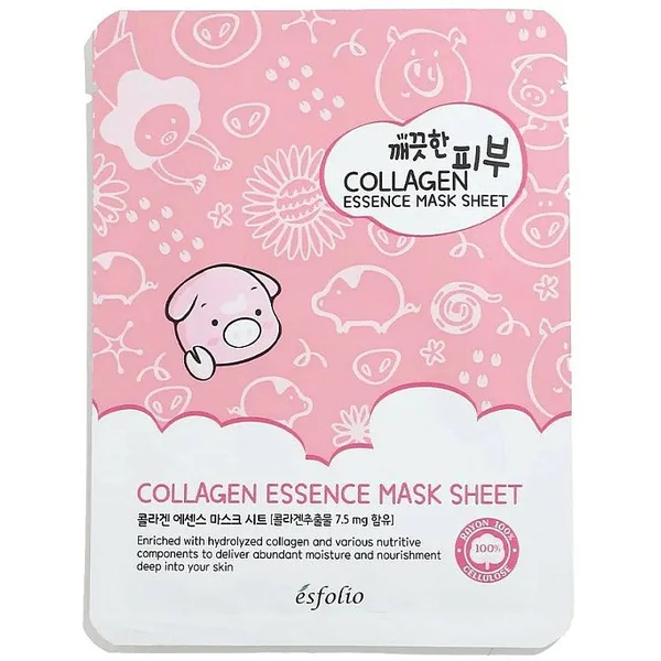 Masque visage coréen en tissu - Essence Mask Collection de Esfolio