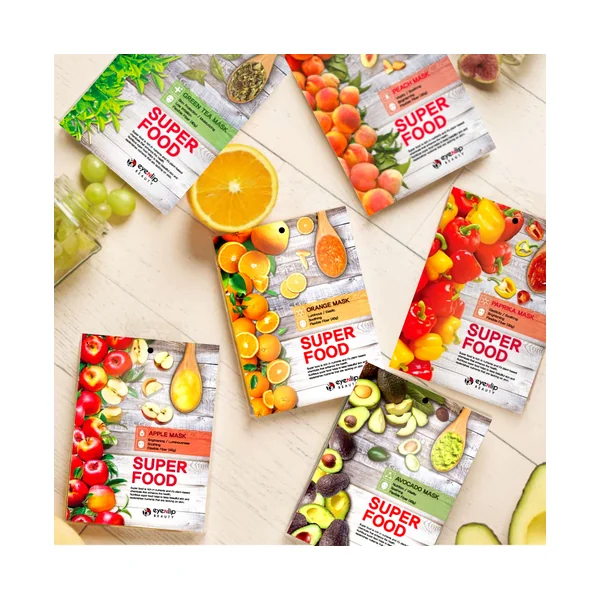 Masque visage coréen en tissu - Super Food Collection de Eyenlip
