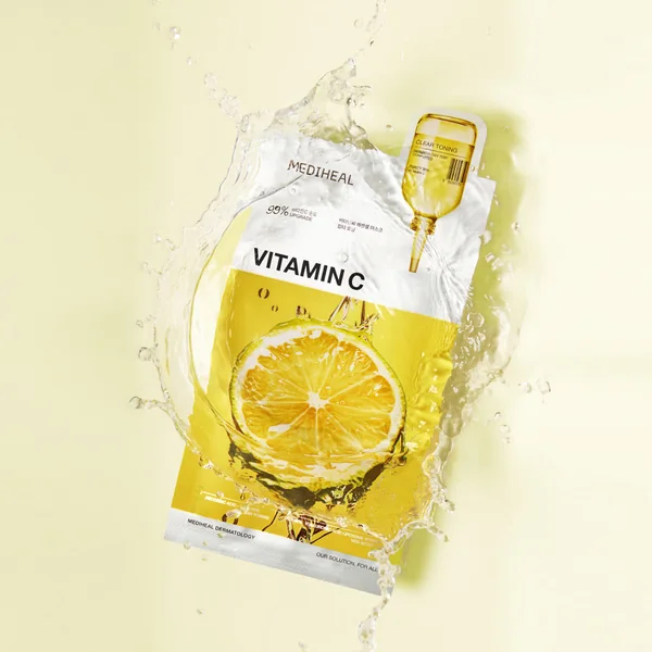 MEDIHEAL Vitamin C Essential Mask Clear Toning 24ml X 10ea