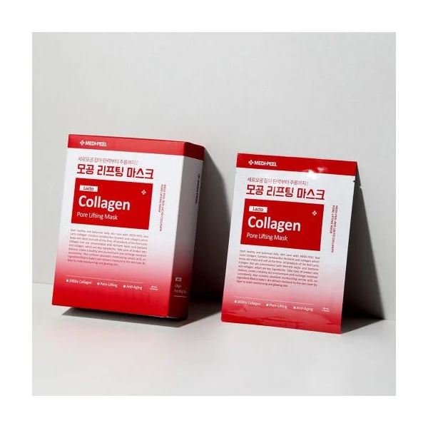 MEDIPEEL Red Lacto Collagen Pore Lifting Mask 30ml*10ea