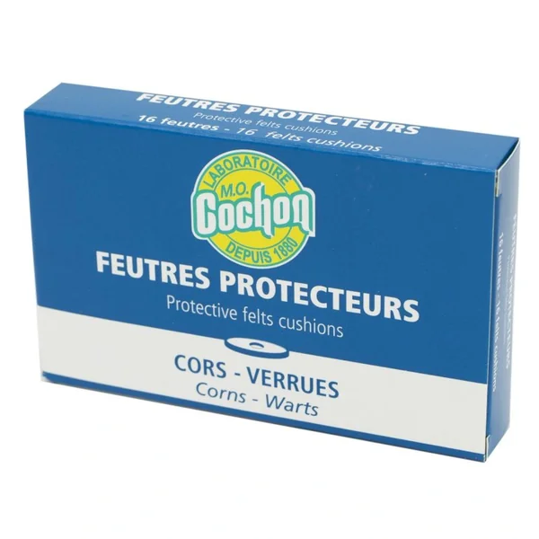 M.O. Cochon Feutres protecteurs Cors et Verrues 16 unités