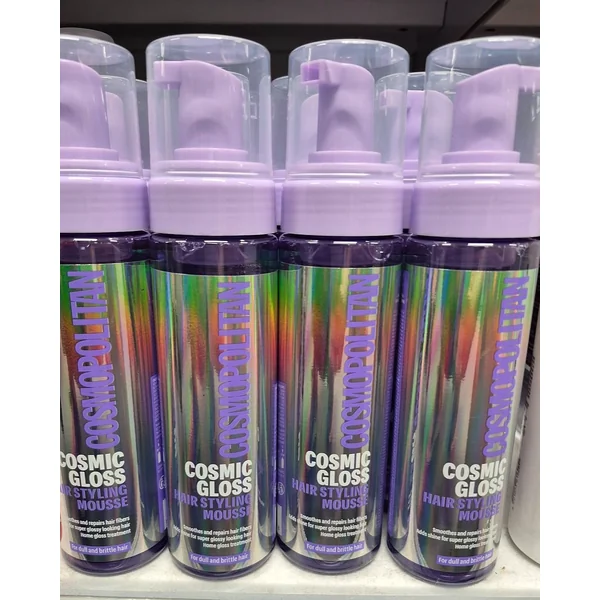 Mousse Coiffante Cosmopolitan Brillance Soin Fortifiant Cheveux Ternes Gloss