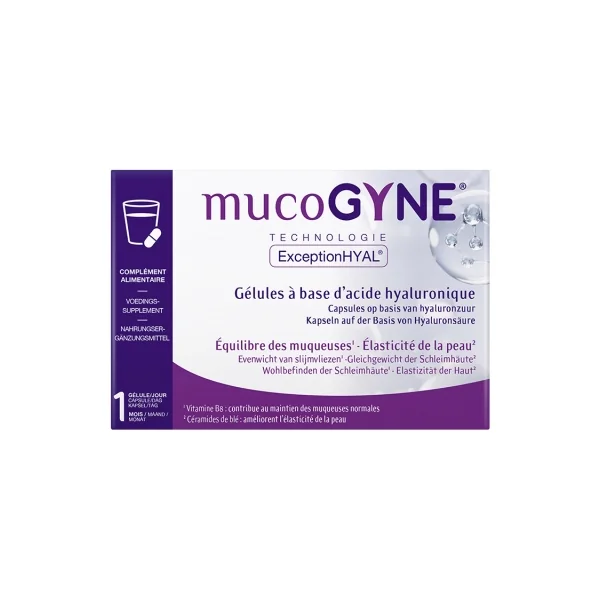 Mucogyne Acide hyaluronique 28 Gélules
