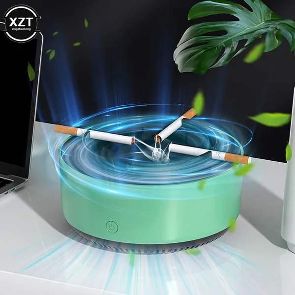 Multipurpose Smokeless Ashtray Air Purifier Portable for Home & Office