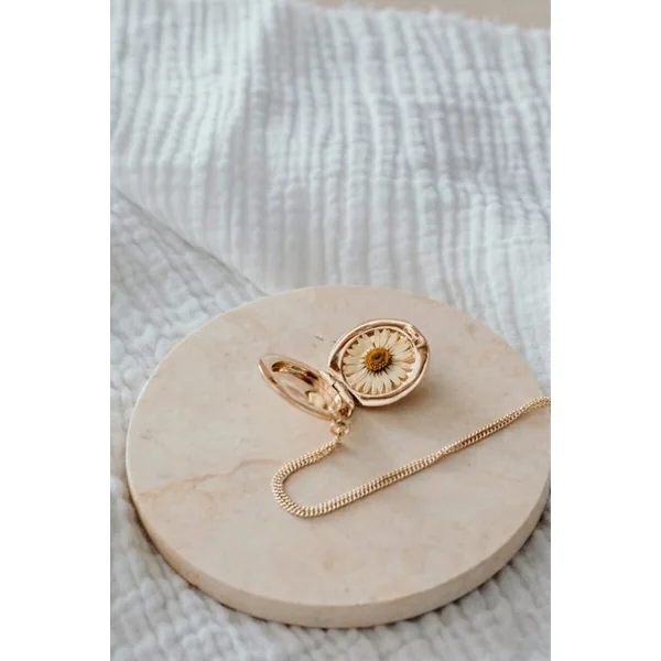 Médaillon photo rond zircon personnalisé ETINCELLE