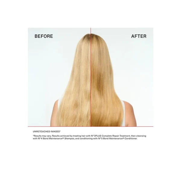 N°3 PLUS COMPLETE REPAIR TREATMENT - Traitement Réparateur Complet - Tous Types de Cheveux, 100ml