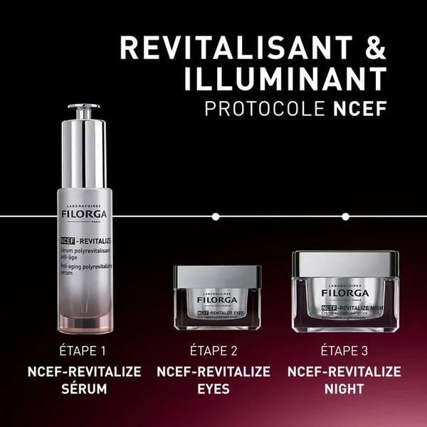 NCEF-REVITALIZE NIGHT - Crème Nuit Récupératrice - Visage - Tous Types de Peaux, 50ml