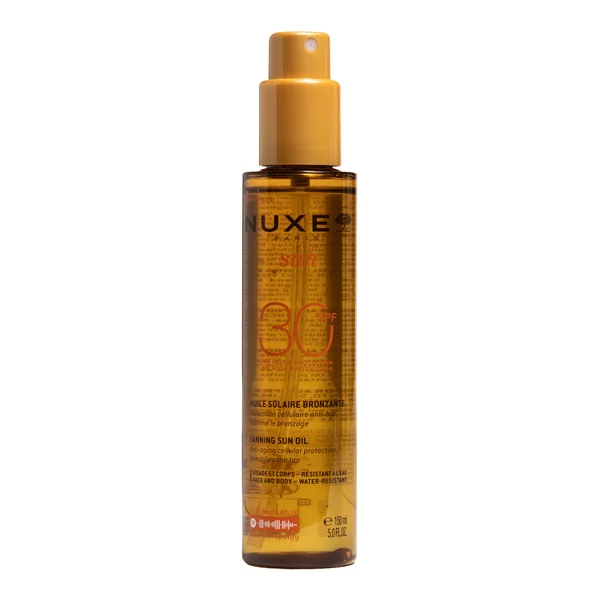 Nuxe Sun huile solaire bronzante visage et corps SPF 30