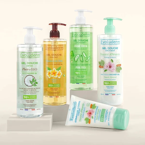 Offre découverte : 4 Gels Douche + Gommage Corps Offert