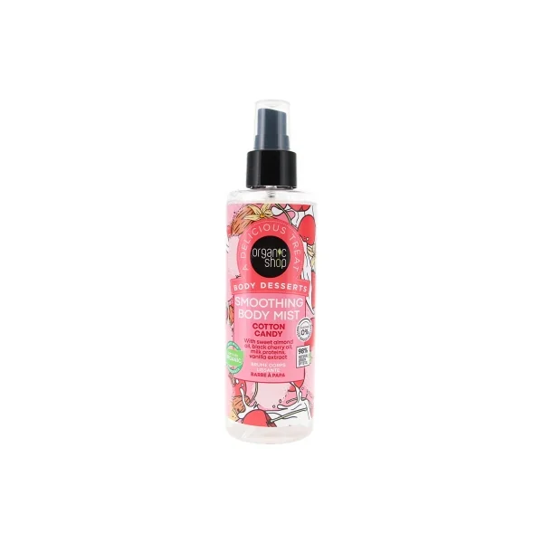 Organic Shop Body Desserts Brume Corps Lissante Barbe à Papa 200 ml