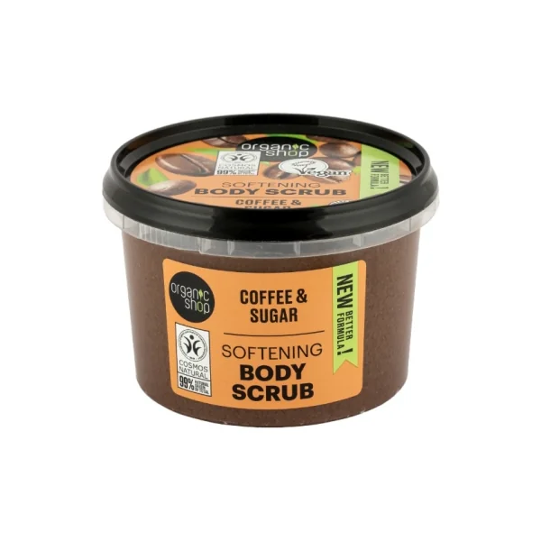Organic Shop Body Scrub Gommage Adoucissant Corps Huile de Café 250 ml
