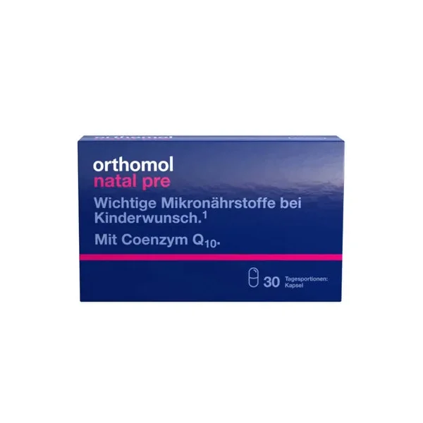 Orthomol Natal pre Kapseln - wichtige Mikronährstoffe bei Kinderwunsch für die Frau