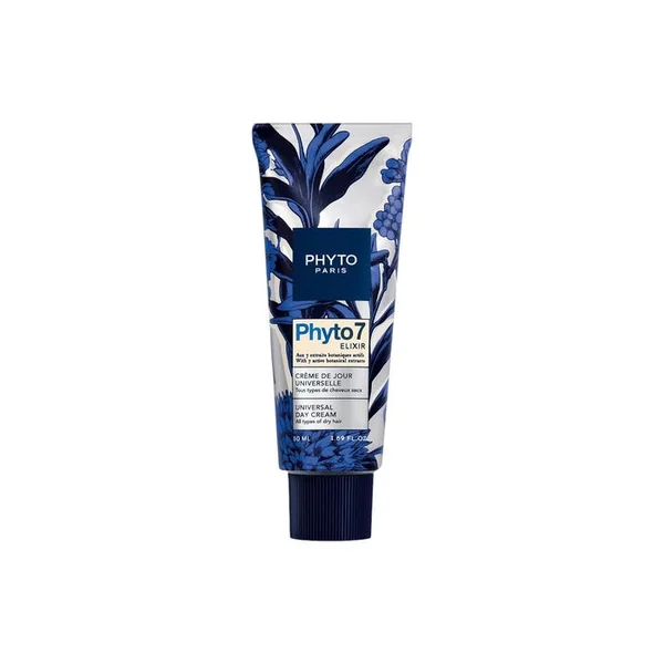 PHYTO 7 ELIXIR - Crème de Jour Universelle - Cheveux Secs à Très Sec, 50ml
