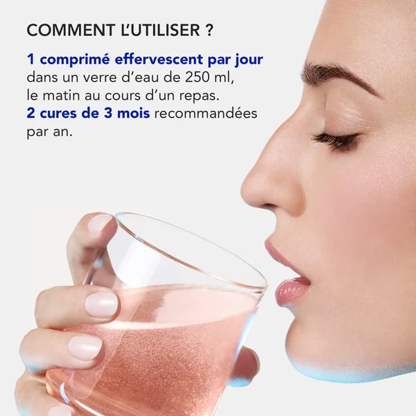 PHYTOPHANERE - Complément Alimentaire Effervescent Force, Croissance et Volume - Cheveux Dévitalisés et Ongles Cassants, 2x15 Comprimés