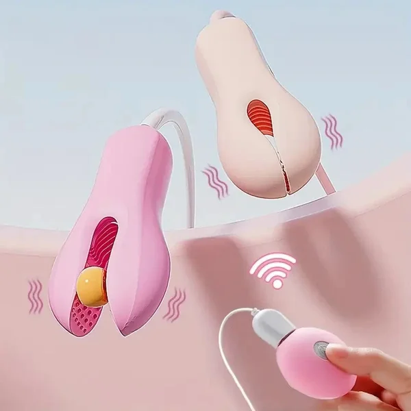 Pince vibrante mamelons/tétons & clitoris 🔥 10 modes puissants 🎮 Télécommande