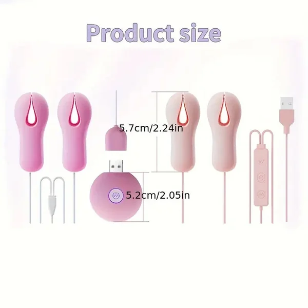 Pince vibrante mamelons/tétons & clitoris 🔥 10 modes puissants 🎮 Télécommande
