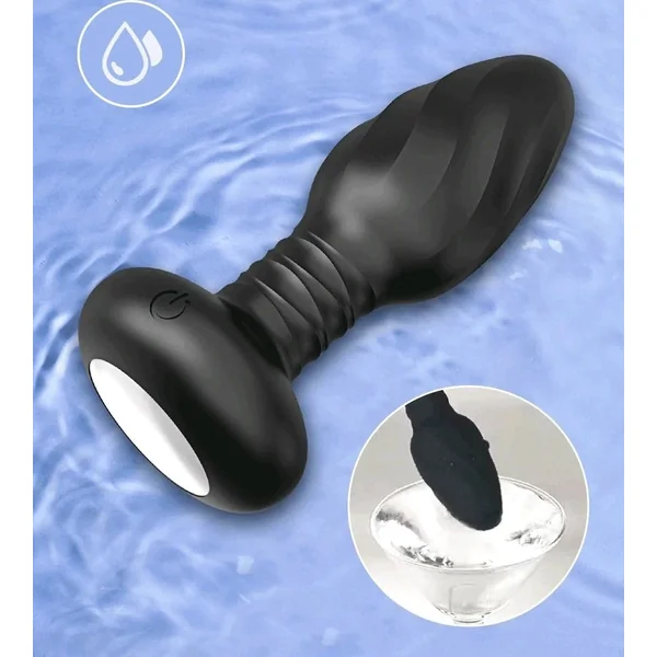 Plug Anal Vibrant Rotatif Connecté Lumineux – Contrôle à Distance & 9 Mode