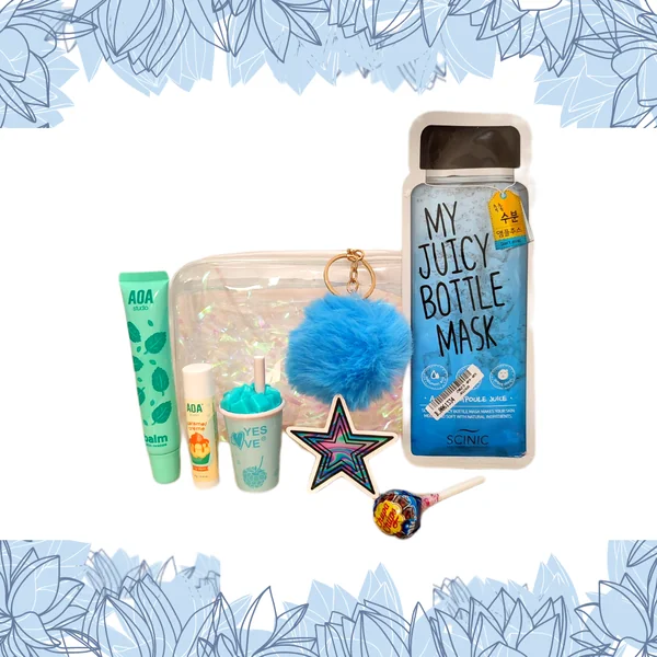 Pochette Girly - Bleue