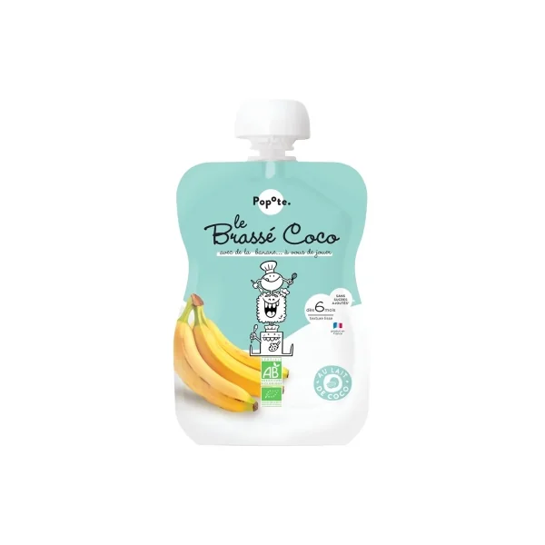 Popote Gourde Le Brassé Coco Compote Dès 6 Mois Bio 100 g