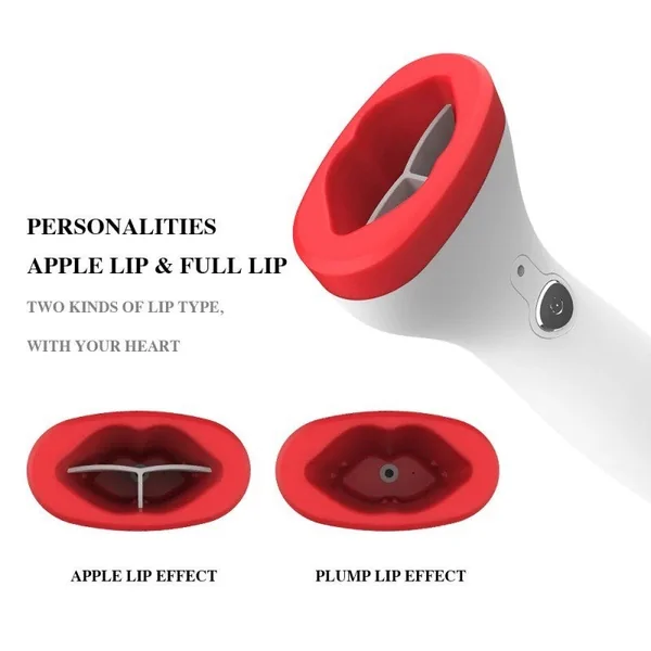 Portable Lip Plumper Massager for Fuller Lips Beauty Device USB Rechargeable