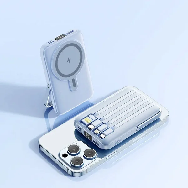 Portable Magnetic Power Bank Wireless Charger for iPhone Xiaomi Fast Charge lot