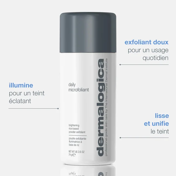 poudre exfoliante Daily Microfoliant | Exfoliant visage doux quotidien best seller