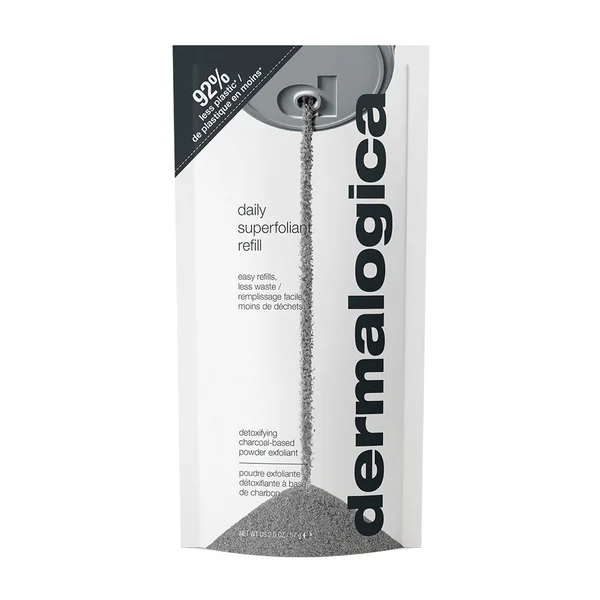 poudre exfoliante Daily Superfoliant | Exfoliant visage détoxifiant anti-pollution peaux mixtes