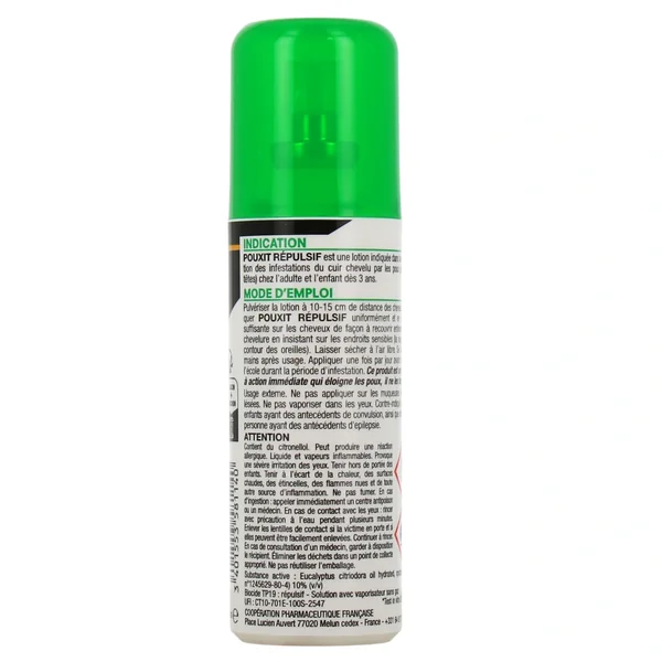 Pouxit Répulsif Spray Préventif Anti-Poux