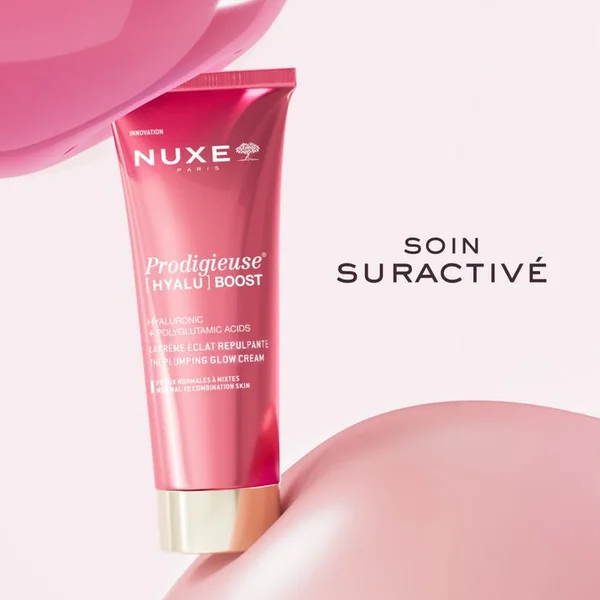 PRODIGIEUSE [HYALU] BOOST - La Crème Éclat Repulpante - Visage - Peaux Normales à Sèches, 50ml