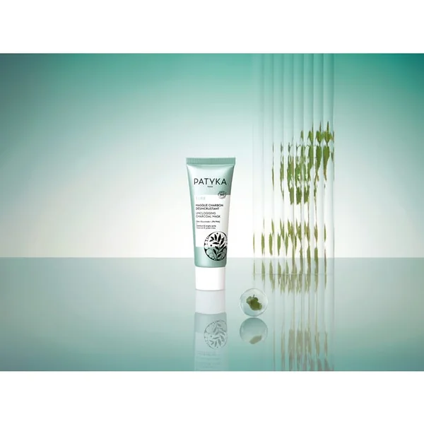 PURE - Masque Charbon Désincrustant Bio - Visage - Peaux Mixtes à Grasses, 50ml