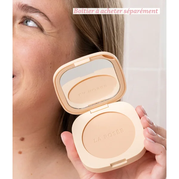 Recharge Poudre Compacte Soin - Teint Clair - Visage - Tous Types de Peaux, 8g