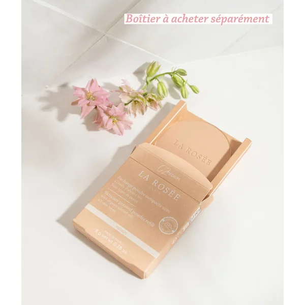 Recharge Poudre Compacte Soin - Teint Médium - Visage - Tous Types de Peaux, 8g