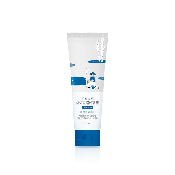 Round Lab For Men Birch Juice Shaving Cleansing Foam 120ml