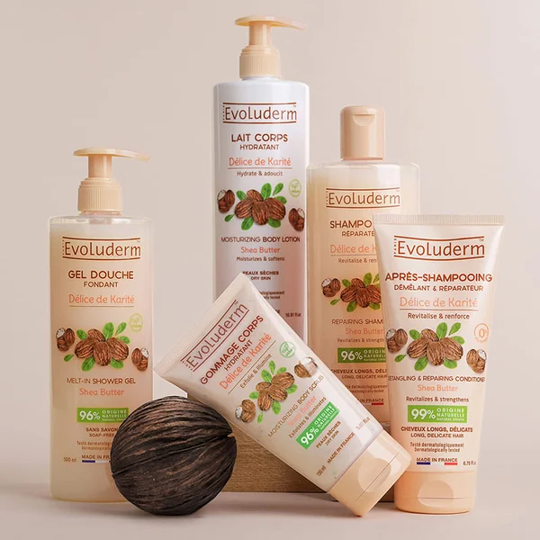 Routine Corps & Cheveux Délice De Karité + Gant Exfoliant OFFERT