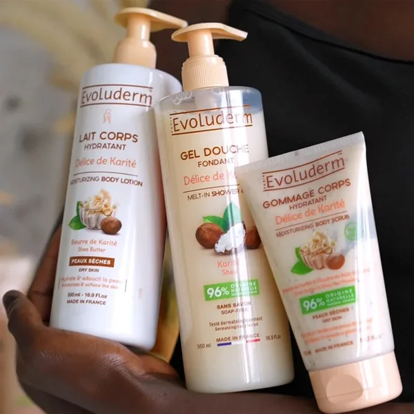 Routine Corps & Cheveux Délice De Karité + Gant Exfoliant OFFERT