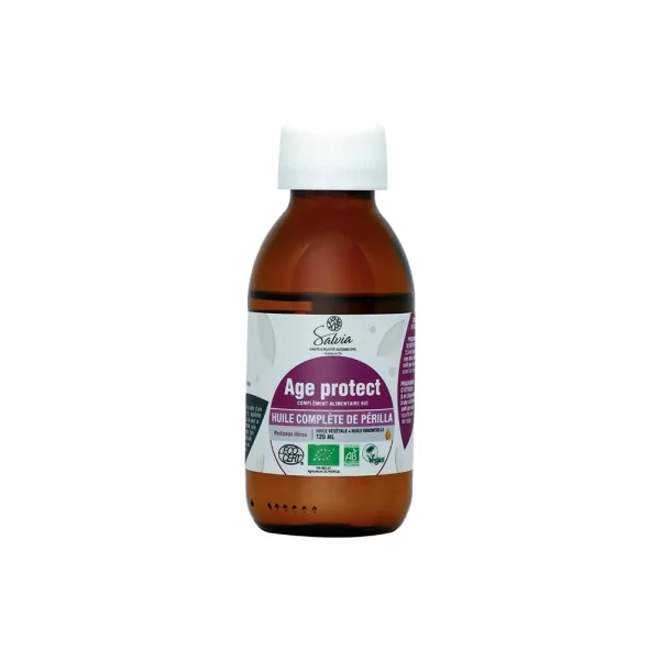 Salvia Nutrition Huile Complète de Périlla Age Protect Bio 125 ml