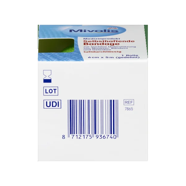 Selbsthaftende Bandage, 6 cm x 5 m (gedehnt), 1 Rolle, 1 St