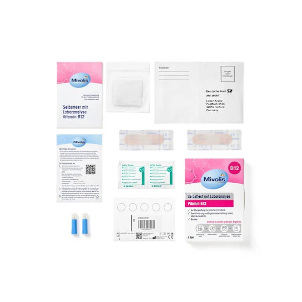 Selbsttest mit Laboranalyse Vitamin B12, 1 Anwendung, 1 St