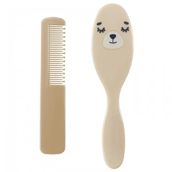 Set de Coiffure Bébé - Brosse et Peigne, 1 Brosse à Cheveux et 1 Peigne