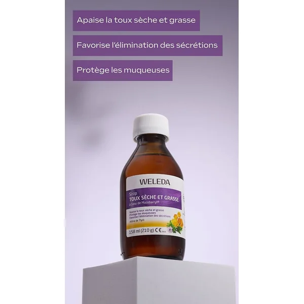 Sirop toux sèche et grasse à base de Mucobarryl® - Dispositif médical