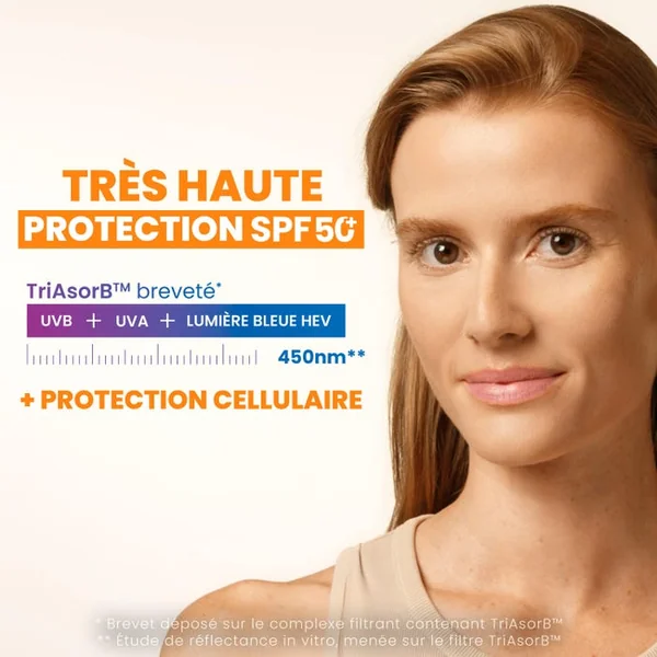 SOLAIRE - Ultra Sérum Active L'Eclat SPF50+ - Visage - Tous Types de Peaux, 30ml