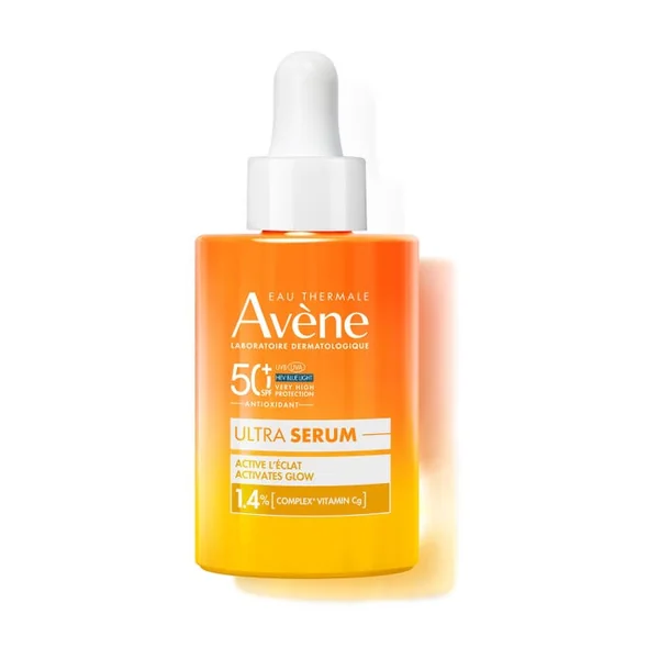 SOLAIRE - Ultra Sérum Active L'Eclat SPF50+ - Visage - Tous Types de Peaux, 30ml