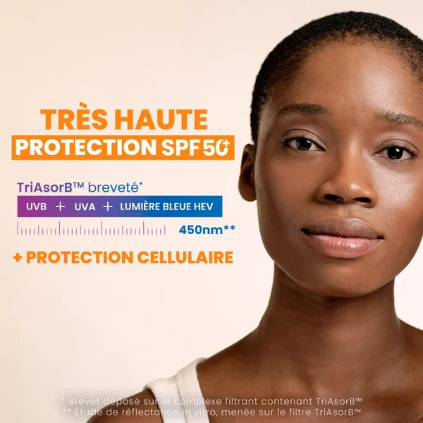 SOLAIRE - Ultra Sérum Hydrate Durablement SPF50+ - Visage - Tous Types de Peaux, 30ml