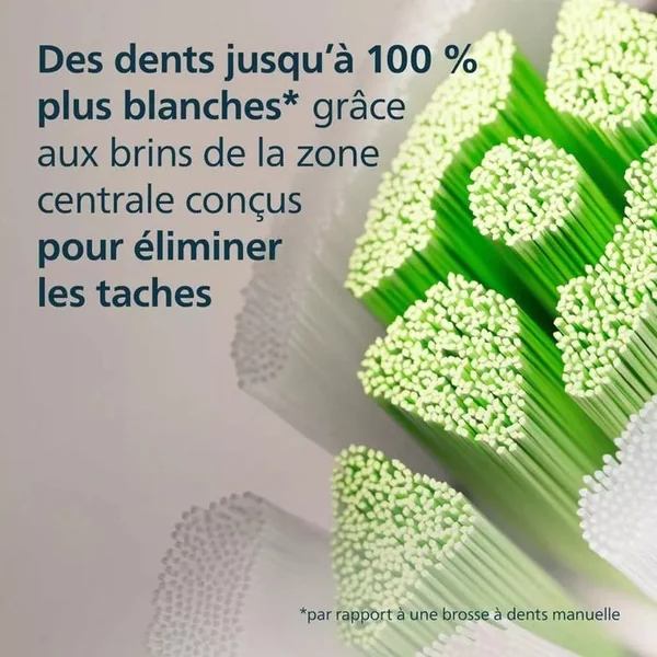 SONICARE - Brossette de Rechange W2 Optimal White Medium Soft, 6 Unités