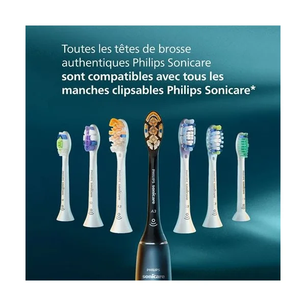 SONICARE - Brossettes de Rechange C1 ProResults Medium Soft, 6 Unités